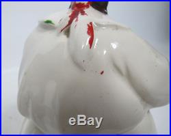 Large Vtg Pea Head Mammy Figural Black Americana Cookie Jar Marked McCoy NR yqz