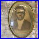 Late 19th, Early 20th Photo/Print African American Man / Bubble Convex Glass