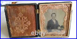 Law Civil War Daguerreotype Thermo Union Case Littlefield Parsons Man Photo