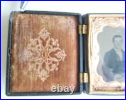 Law Civil War Daguerreotype Thermo Union Case Littlefield Parsons Man Photo