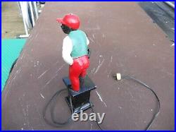 Lawn Jockey Nightlight Table Lamp! Rare! Jocko Holding Lantern