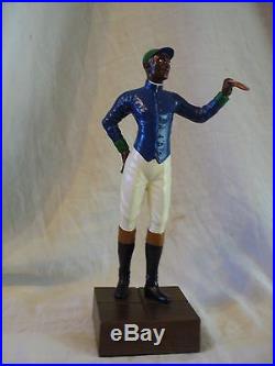 Lawn Jockey Statue, Classic Black Americana