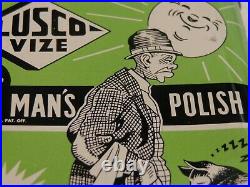 Lazy Mans Polish. Mfg. By C. F. LUSK Co. Politically Incorrect Advertising