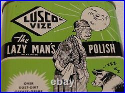 Lazy Mans Polish. Mfg. By C. F. LUSK Co. Politically Incorrect Advertising