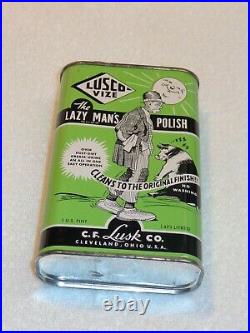 Lazy Mans Polish. Mfg. By C. F. LUSK Co. Politically Incorrect Advertising