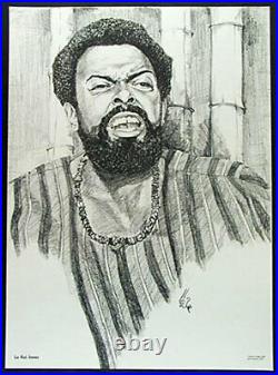 Le Roi Jones Amiri Baraka Black Movement Leader Poster Black Power Arts Panthers