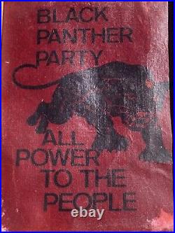 Leather Black Panther Party All Power to The People Vintage Cover/Advert 1980