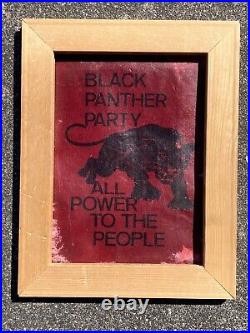 Leather Black Panther Party All Power to The People Vintage Cover/Advert 1980
