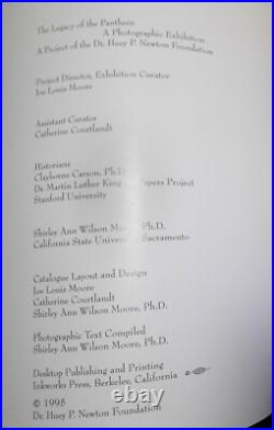 Legacy of the Panthers photographic exhibition 1995. Huey P. Newton Foundation