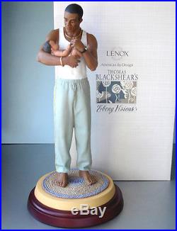 Lenox Thomas Blackshear Proud Papa Ebony Visions Figurine 1st Edition COA New