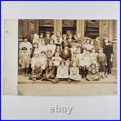 Little Mothers League Class Photo 1920s Philadelphia Campbell-Lyons School A224