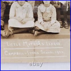 Little Mothers League Class Photo 1920s Philadelphia Campbell-Lyons School A224
