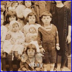 Little Mothers League Class Photo 1920s Philadelphia Campbell-Lyons School A224