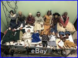 Lot Of 14 Daddy long legs Dolls USED SEE
