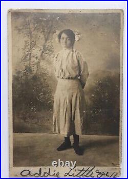 Lot of 17 Antique African American Black Women History RPPC Real Photo Postcards