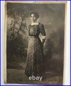 Lot of 17 Antique African American Black Women History RPPC Real Photo Postcards