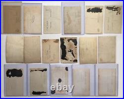 Lot of 17 Antique African American Black Women History RPPC Real Photo Postcards