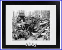 Lot of (3) Historic Matted & Framed Picture Photos Lumberjack Loggers Washington