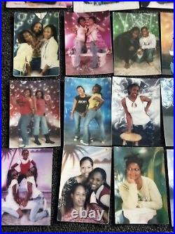 Lot of 40 african american black man women arcade carnival photo Y2K backgrounds