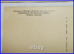 Lot of 5 Vintage Postcards African Americans Born Into Slavery Georgia Lot of 5 Vintage Postcards African Americans Born Into Slavery Georgia