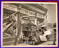 Lot of Vintage 19 Real 8x10 Photos Naugatuck CT Great Flood Disaster 19 Aug 1955