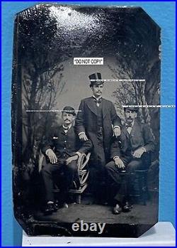 Luke Short, Virgil Earp & Doc Holliday Tintype Photo. SUPER SCARCE. Excellent