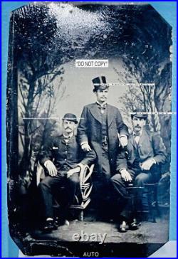 Luke Short, Virgil Earp & Doc Holliday Tintype Photo. SUPER SCARCE. Excellent