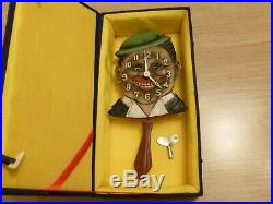 Lux DeLuxe Keebler Clock Dixie Boy Black Americana Works And Comes With Box