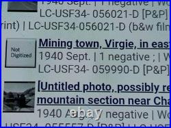 MARION POST WALCOTT KENTUCKY MINING TOWN, 1940/Not Digitized Library of Congress