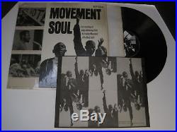 MOVEMENT SOUL1960s CIVIL RIGHTS LIVE ESP LP BOOKLET EX+