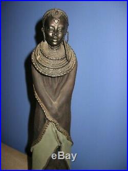 Maasai Tribes Sculpture Stacy Bayne On This Festive Day The Journey Home