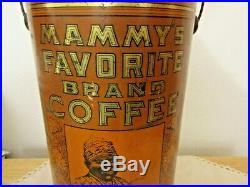 Mammy's Coffee 4 Lbs Large Can C D Kenny Co. Baltimore MD Black Americana