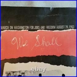 March On Washington For Jobs and Freedom August 28, 1963 Poster Louis Lo Monaco