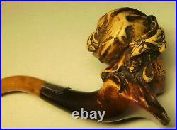 Marie Laveau Voodoo Queen of New Orleans Meerschaum Pipe