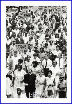 Martin Luther King Jr 1964 Solider Field Peace Rally Historic Original Photo Set
