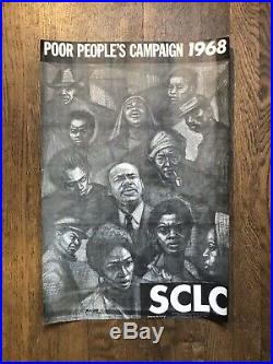 Martin Luther King SCLC Poor Peoples Campaign 1968 Civil Rights Historic Poster