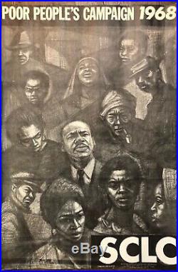 Martin Luther King SCLC Poor Peoples Campaign 1968 Civil Rights Historic Poster