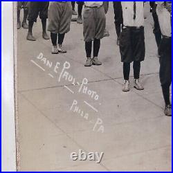 Mass Drill Philadelphia School Photo 1920s Campbell-Lyons Children Vintage A221