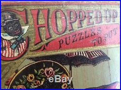 McLoughlin Bros Puzzle Chopped Up Niggers COMPLETE! Vintage Black Americana
