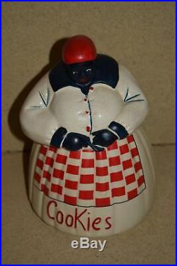 %% Mccoy Cookie Jar- Black Americana- Aunt Jemima- Mammy- Vintage Original (#10)