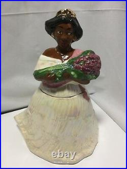 Miss America Cookie Jar Wihoas Cookie Classic by Rick Wisecarver Black Americana