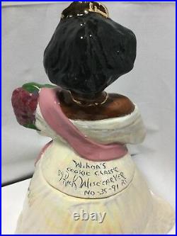 Miss America Cookie Jar Wihoas Cookie Classic by Rick Wisecarver Black Americana