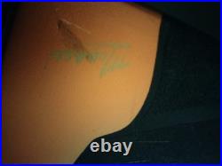 Mobassi African American Man And Woman In Love Original Oil On Canvas Painting