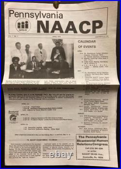 NAACPVintage 1950s-70s LotAfrican American Ephemera Archive inc. Voting Poster