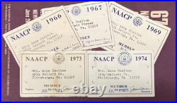 NAACPVintage 1950s-70s LotAfrican American Ephemera Archive inc. Voting Poster