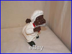 NEW BLACK AFRICAN AMERICAN KITCHEN CHEF COOK FIGURE STATUE 8 DECORATION CUTE