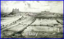 Nantasket Beach Hull, Ma 1879 Lg B & W Engraving, R P Mallory Laid Down/unframed