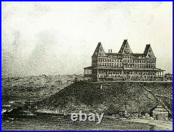 Nantasket Beach Hull, Ma 1879 Lg B & W Engraving, R P Mallory Laid Down/unframed