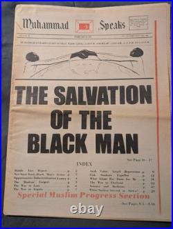 Nation of Islam 1970 Newspaper Muhammad Speaks Islamic History