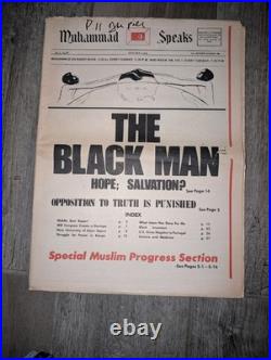 Nation of Islam 1970 Newspaper Muhammad Speaks Muslims